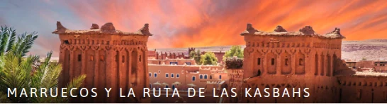 Kasbahs de la región desértica de Marruecos